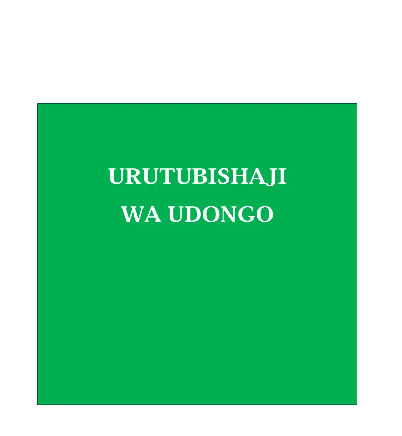 URUTUBISHAJI WA UDONGO-3